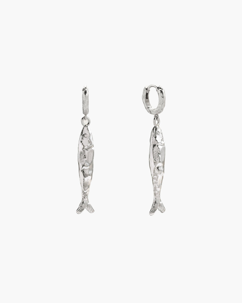 Gold Anchovy Earrings