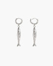 Silver Anchovy Earrings