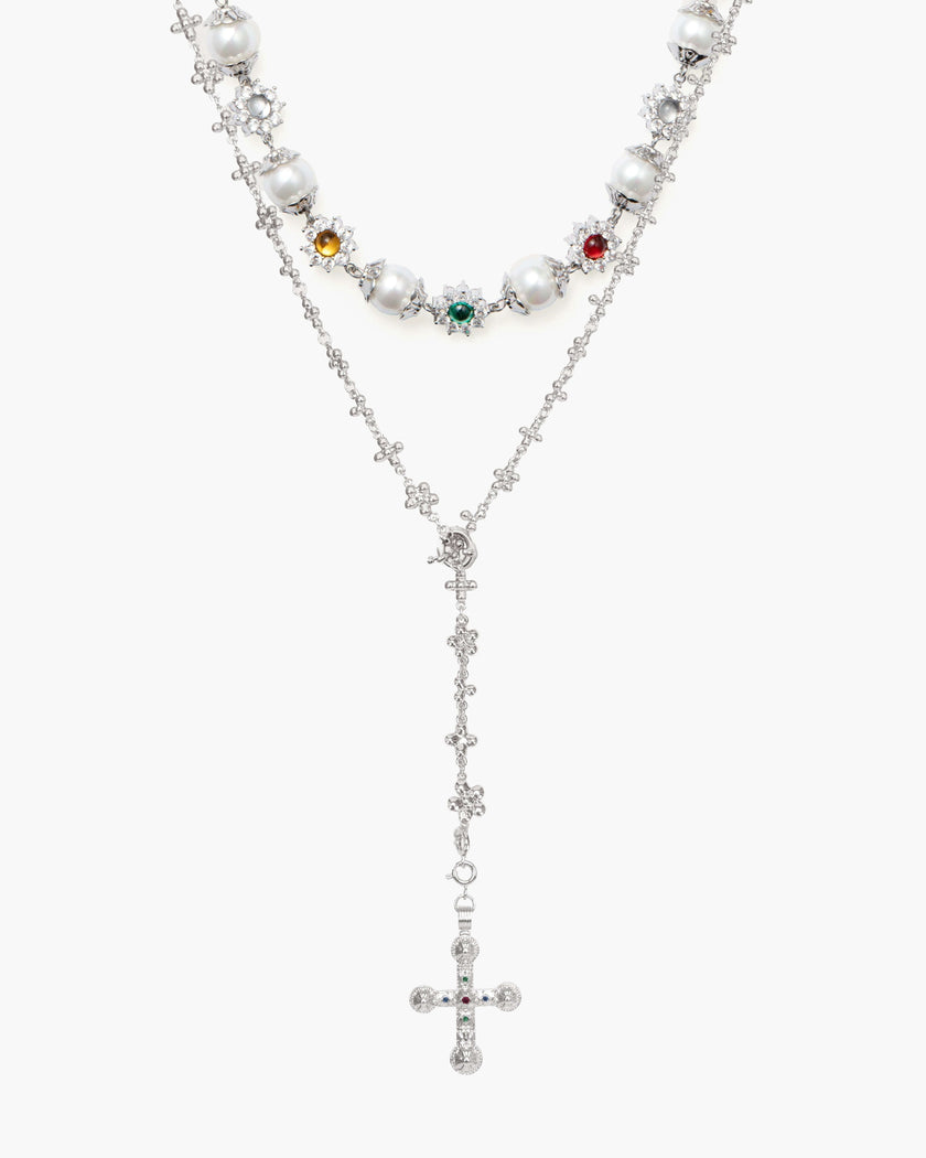 Daisy Molecule Necklace Set
