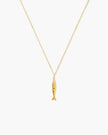 Silver Anchovy Necklace