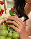Green Aventurine Ring