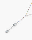 Celestial Lariat Necklace in Silver