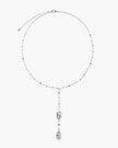 Celestial Lariat Necklace in Silver