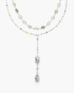 Celestial Lariat Necklace in Silver