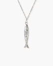 Silver Anchovy Necklace