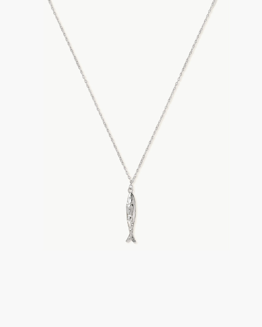 Gold Anchovy Necklace