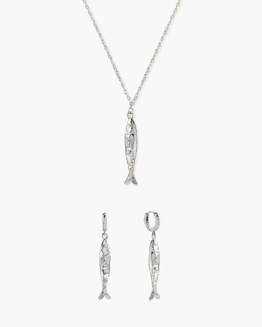 Gold Anchovy Necklace