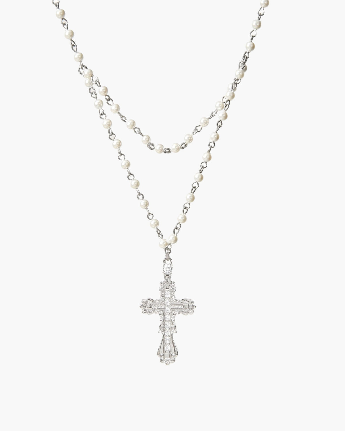 Everette Cross Necklace in Gold