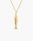 Gold Anchovy Necklace