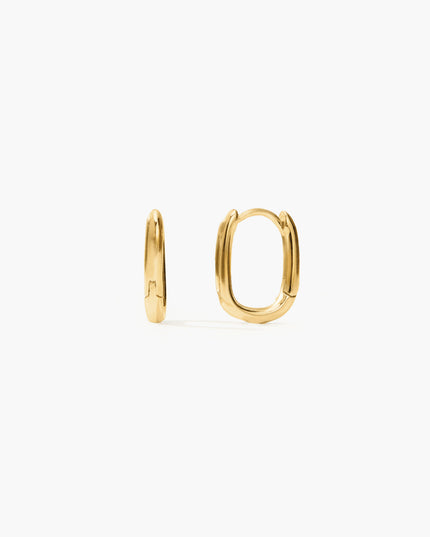Silver Link Earrings