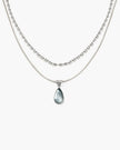 Waterdrop Necklace in Marine Blue