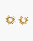 Sun Hoop Earrings