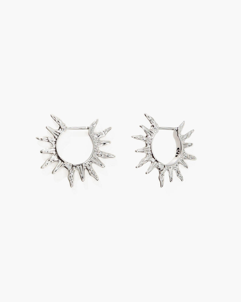 Sun Hoop Earrings